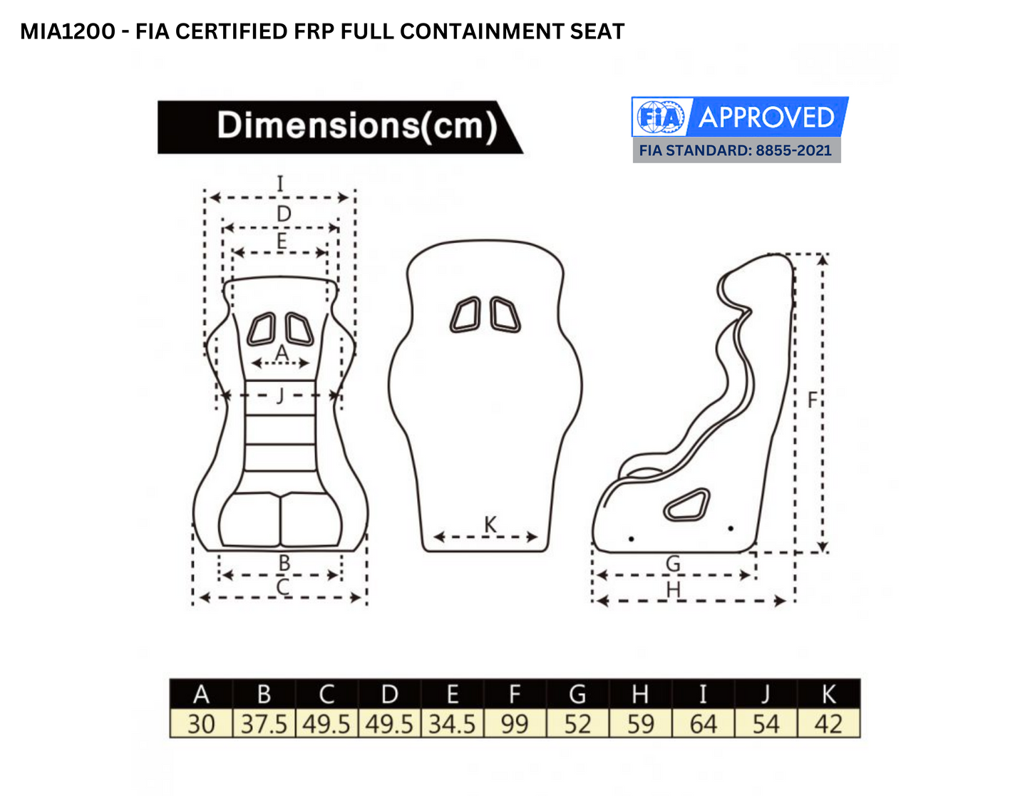 APEX FRP FULL CONTAINMENT SEAT