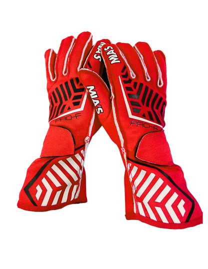 MIA'S PRO-F RACING GLOVES RED