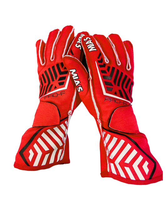 MIA'S PRO-F RACING GLOVES RED