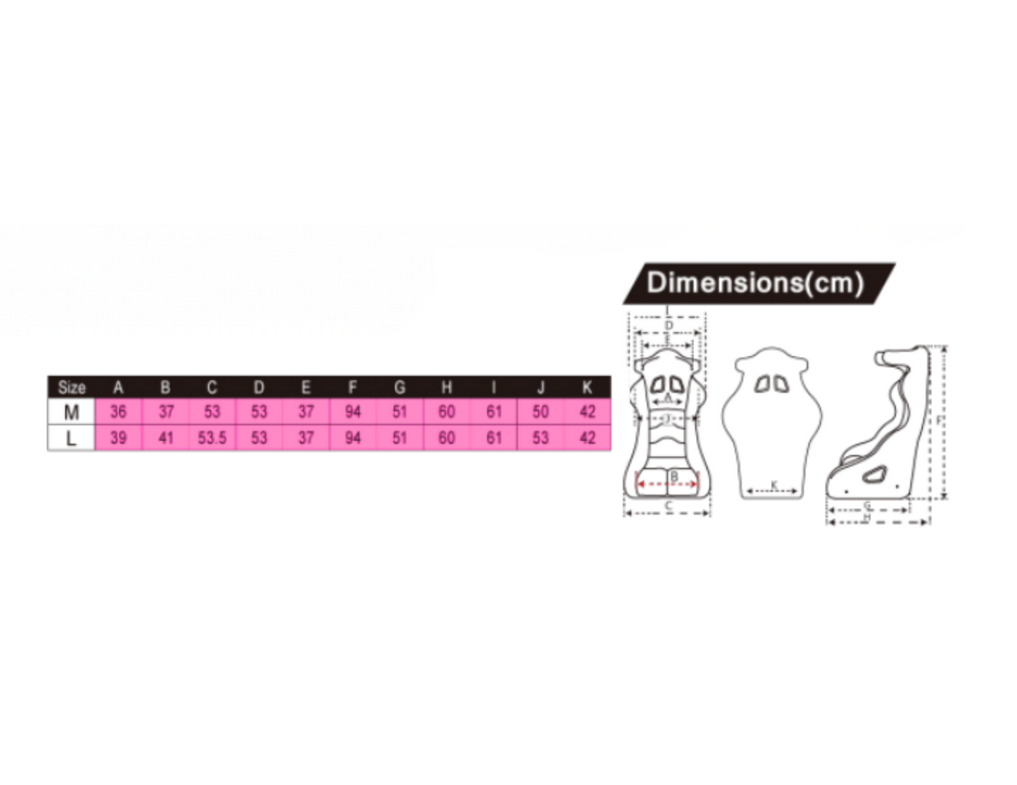 TOURING-II FRP FULL CONTAINMENT SEAT
