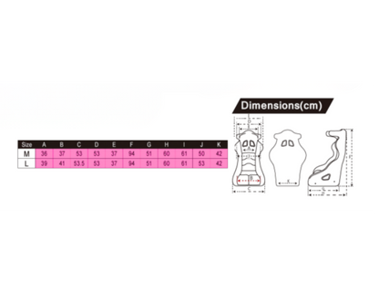 TOURING-II FRP FULL CONTAINMENT SEAT